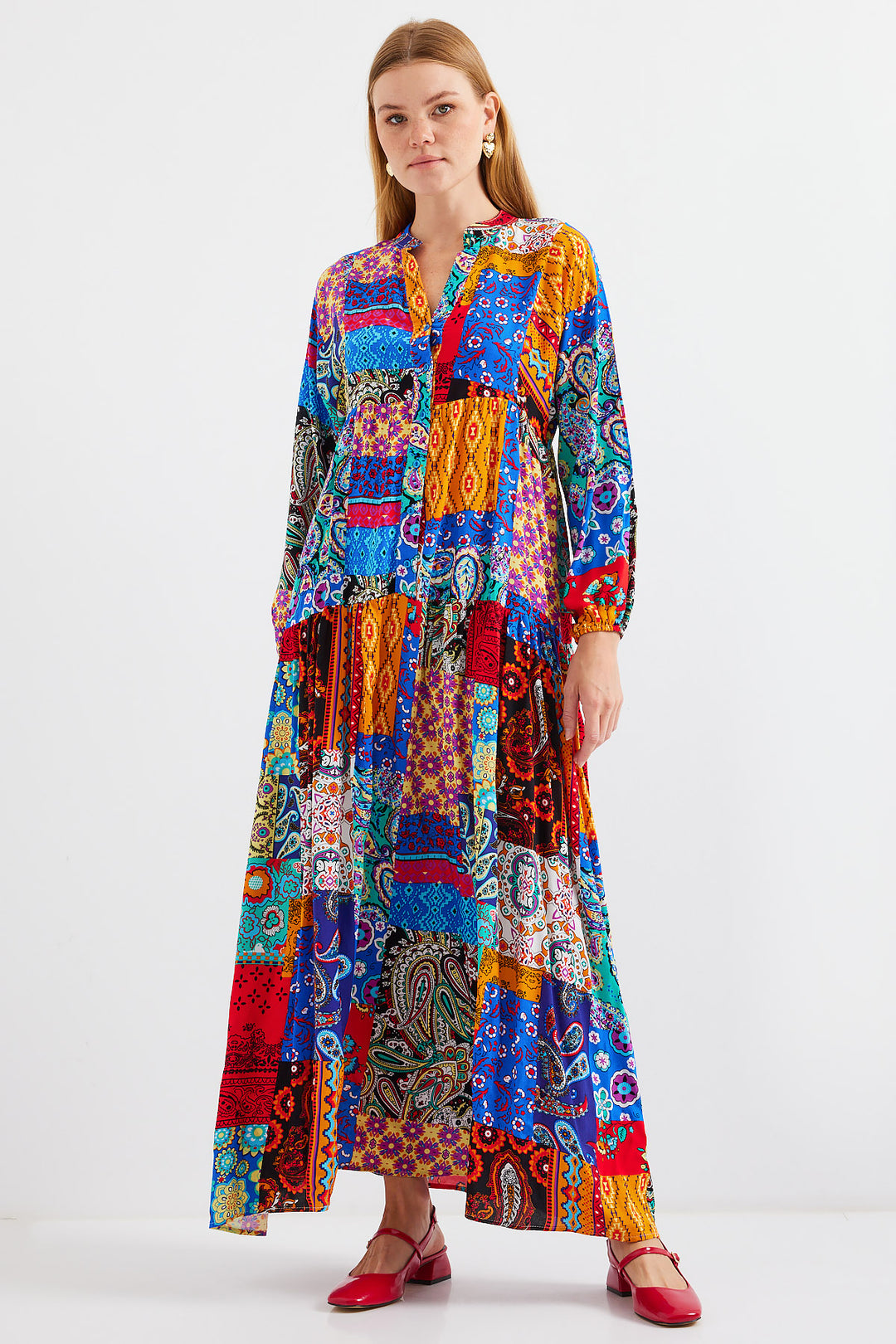 BGD Women Authentic Patterned Dress - Multi-colored - King’s Lynn