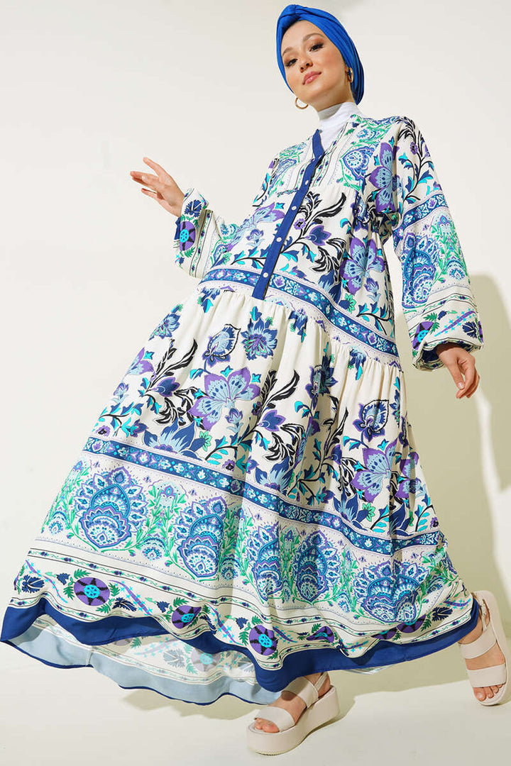 BGD Women Authentic Patterned Hijab Dress - Saks - Copperas Cove