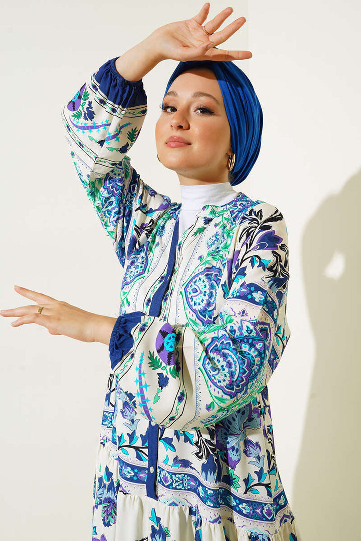 BGD Women Authentic Patterned Hijab Dress - Saks - Copperas Cove