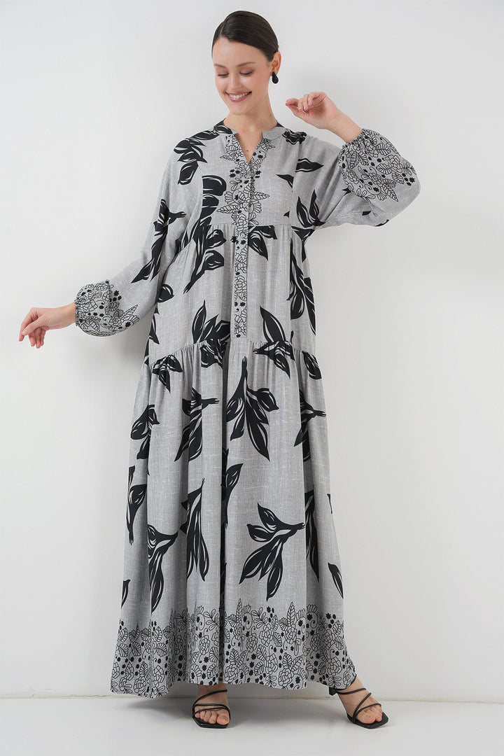 BGD Women Authentic Patterned Dress - Stone - Havant