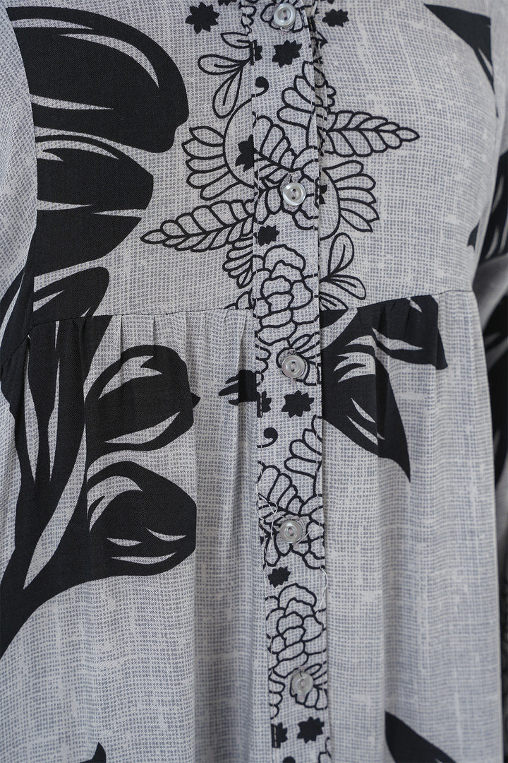 BGD Women Authentic Patterned Dress - Stone - Havant