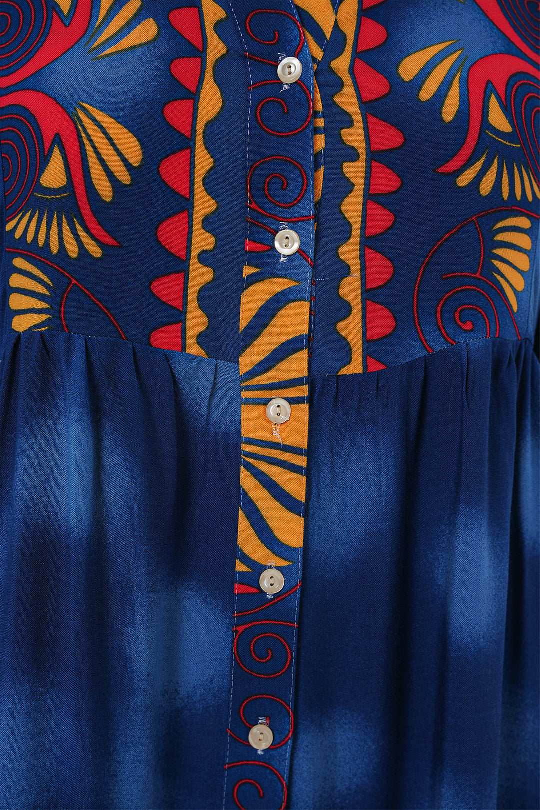BGD Women Authentic Patterned Hijab Dress - Navy Blue 5 - Reutlingen