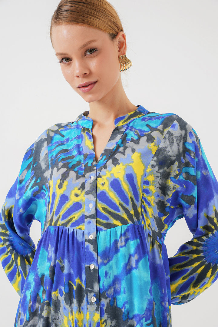 BGD Women Authentic Patterned Hijab Dress - N. Saks - Fairborn