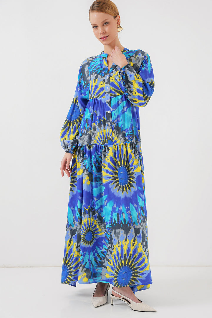 BGD Women Authentic Patterned Hijab Dress - N. Saks - Fairborn