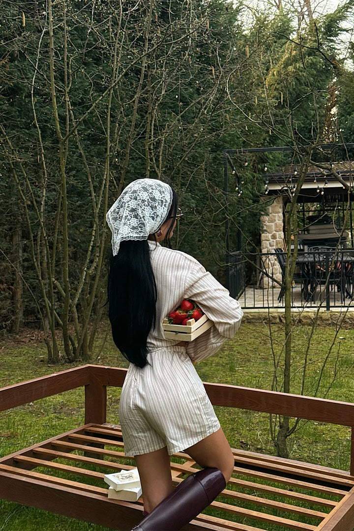 EYY Women Cream Shorts Set - Jaral del Progreso