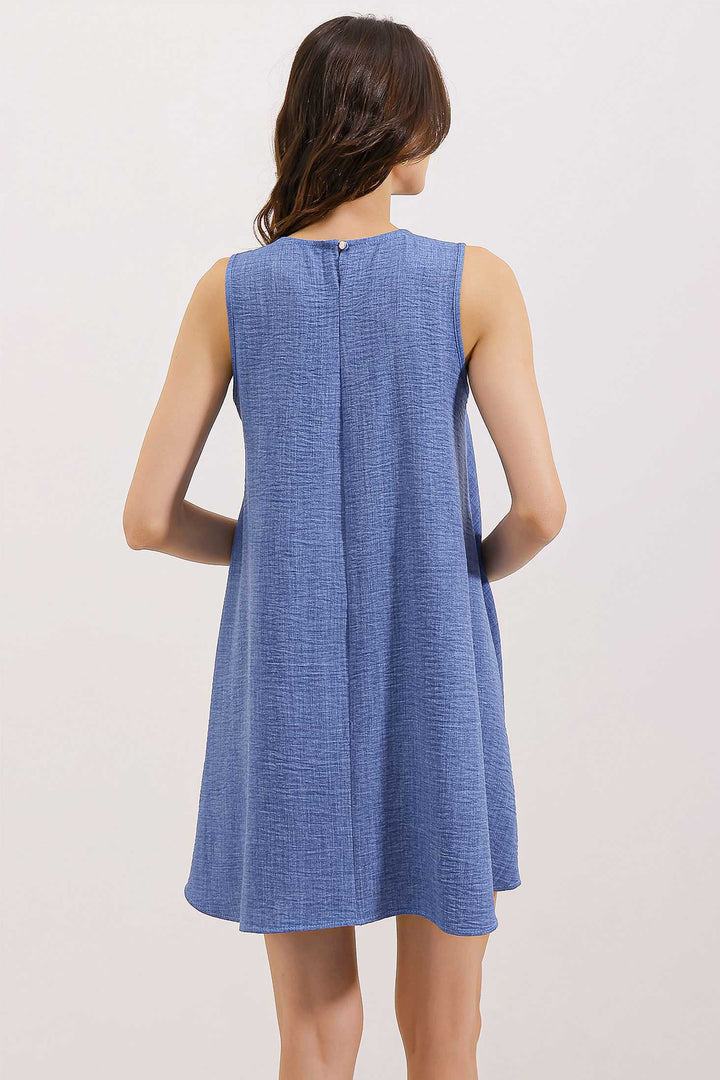 BGD Women Mini Chain Dress - Blue - Ferizaj