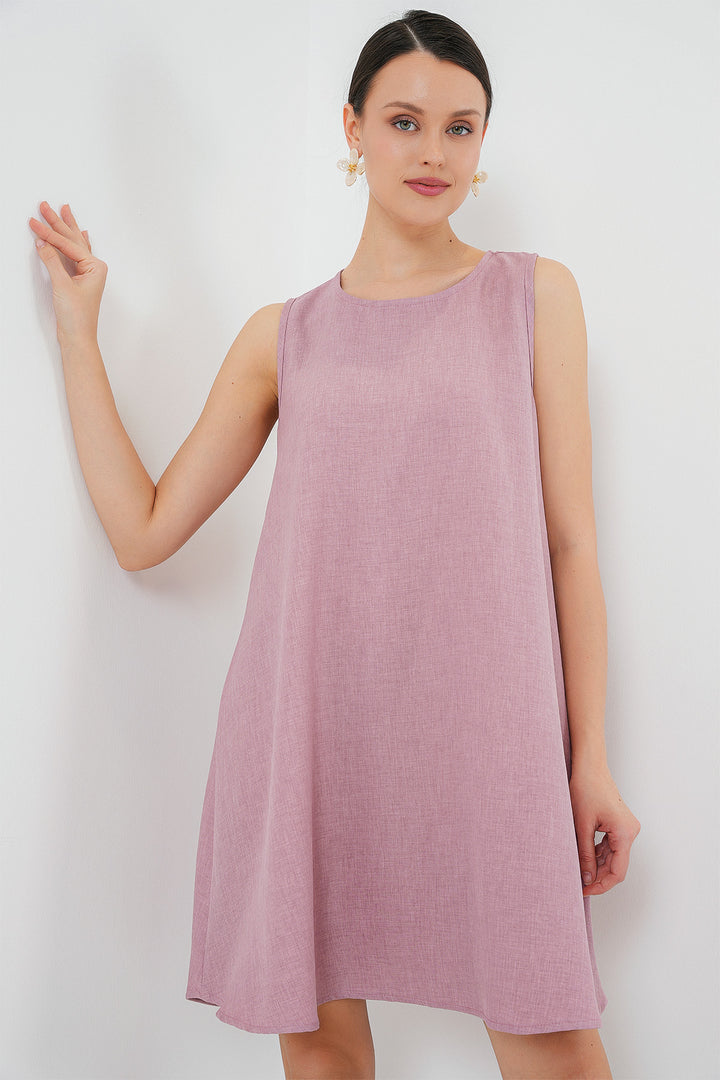 BGD Women Mini Chain Dress - Pink - Racine