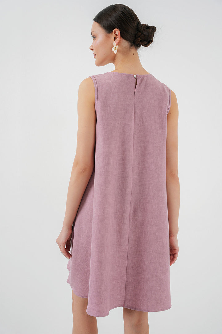 BGD Women Mini Chain Dress - Pink - Racine