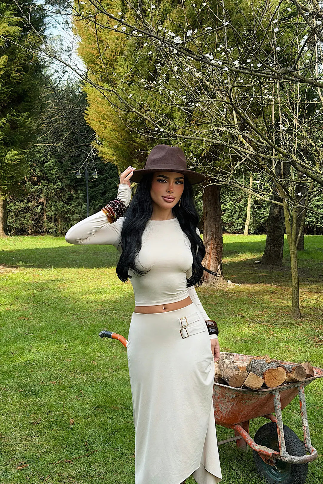 EYY Women Cream Valayya Set - Quartu Sant’Elena