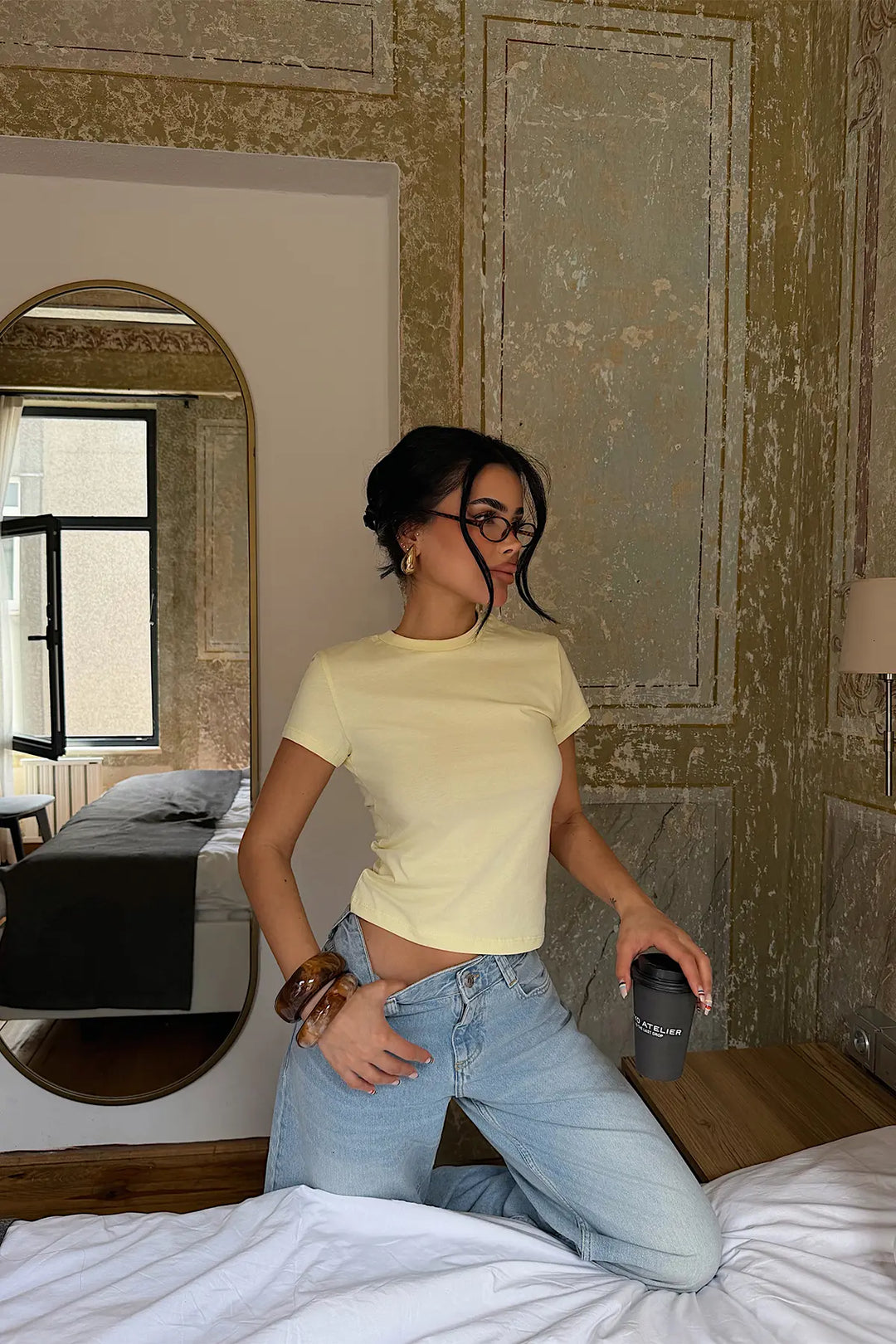 EYY Women Yellow T-shirt - Mühlhausen