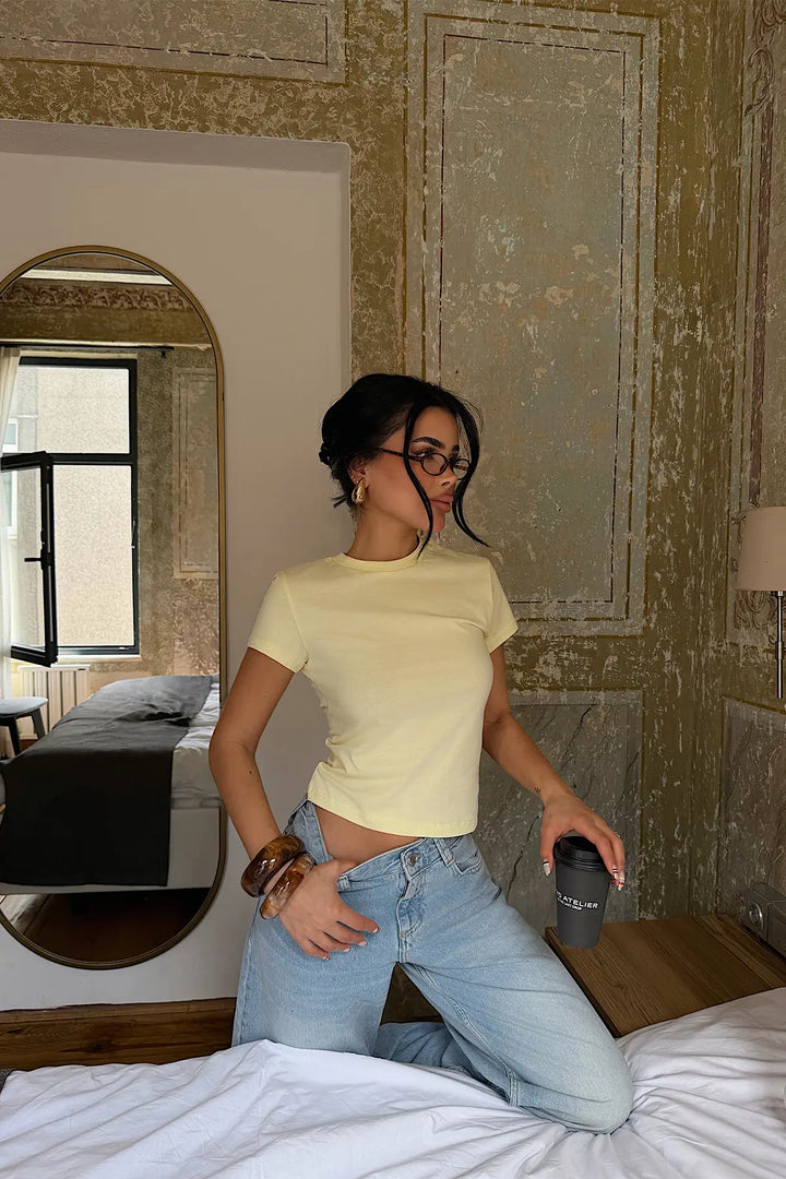 EYY Women Yellow T-shirt - Mühlhausen