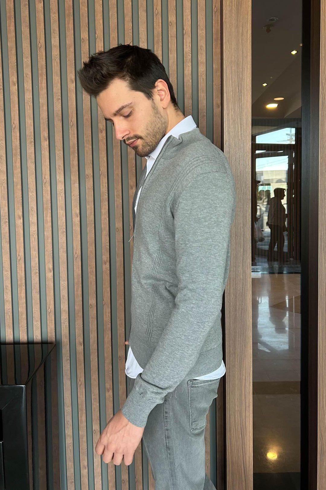 MPL Men's Zippered Cardigan 1208 - Sarasota