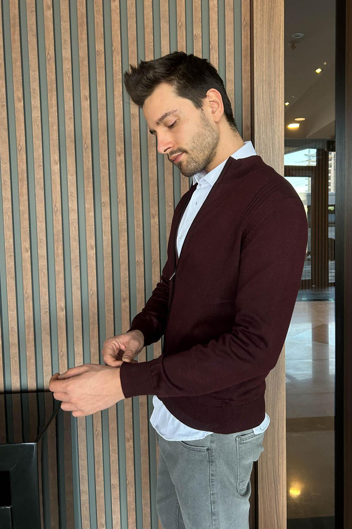 MPL Men's Zippered Cardigan 1208 - Elgin