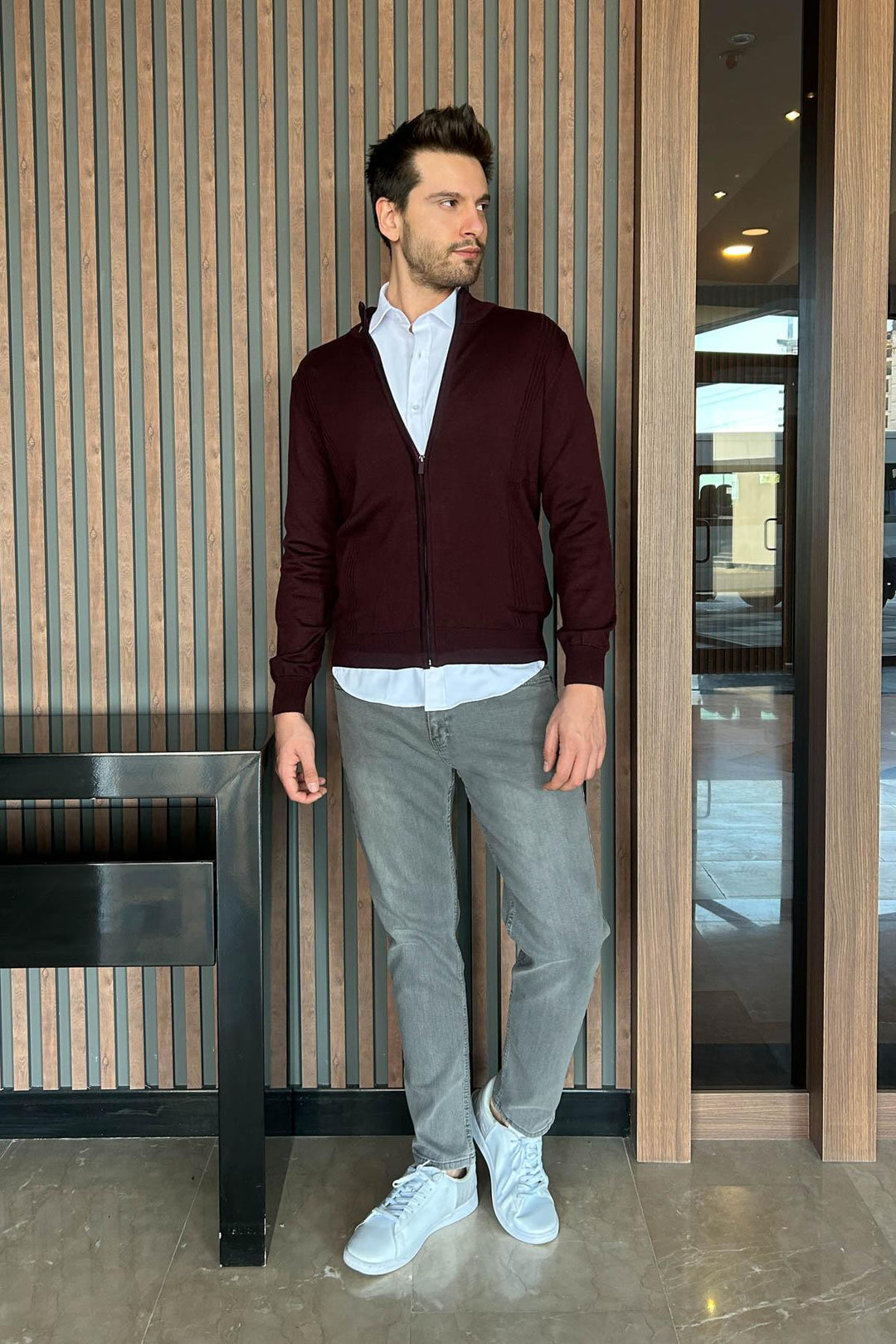 MPL Men's Zippered Cardigan 1208 - Elgin