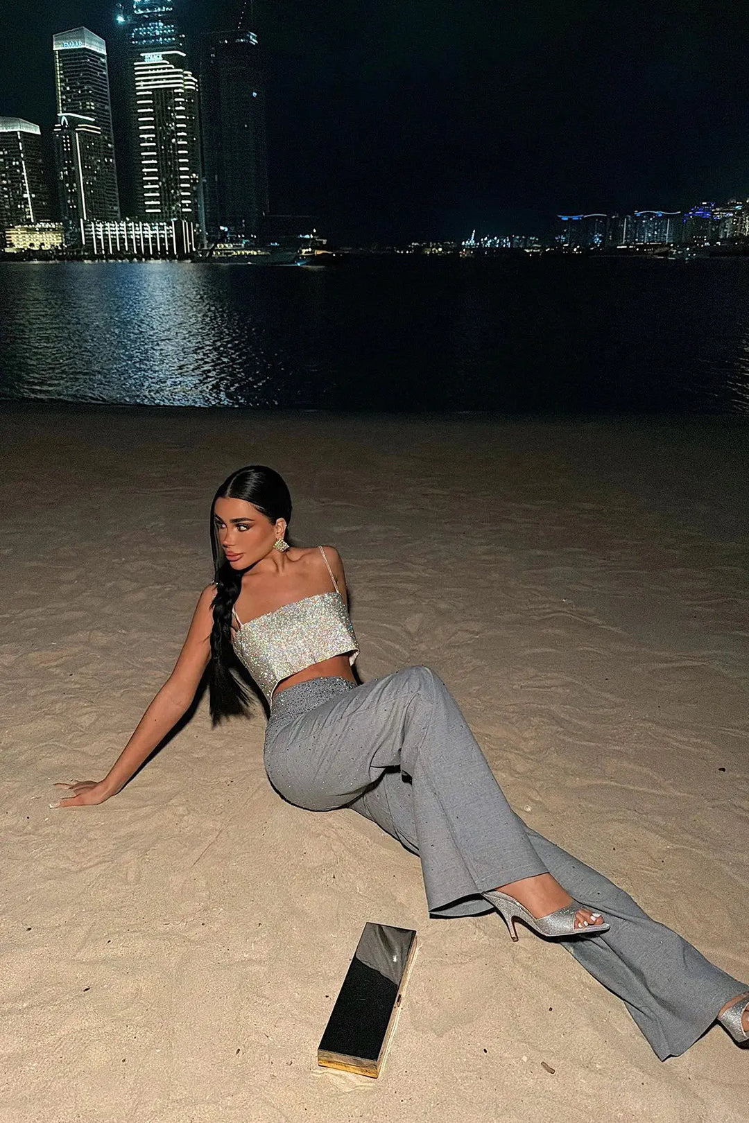 EYY Women Stone Detail Strappy Crop Top - Liverpool
