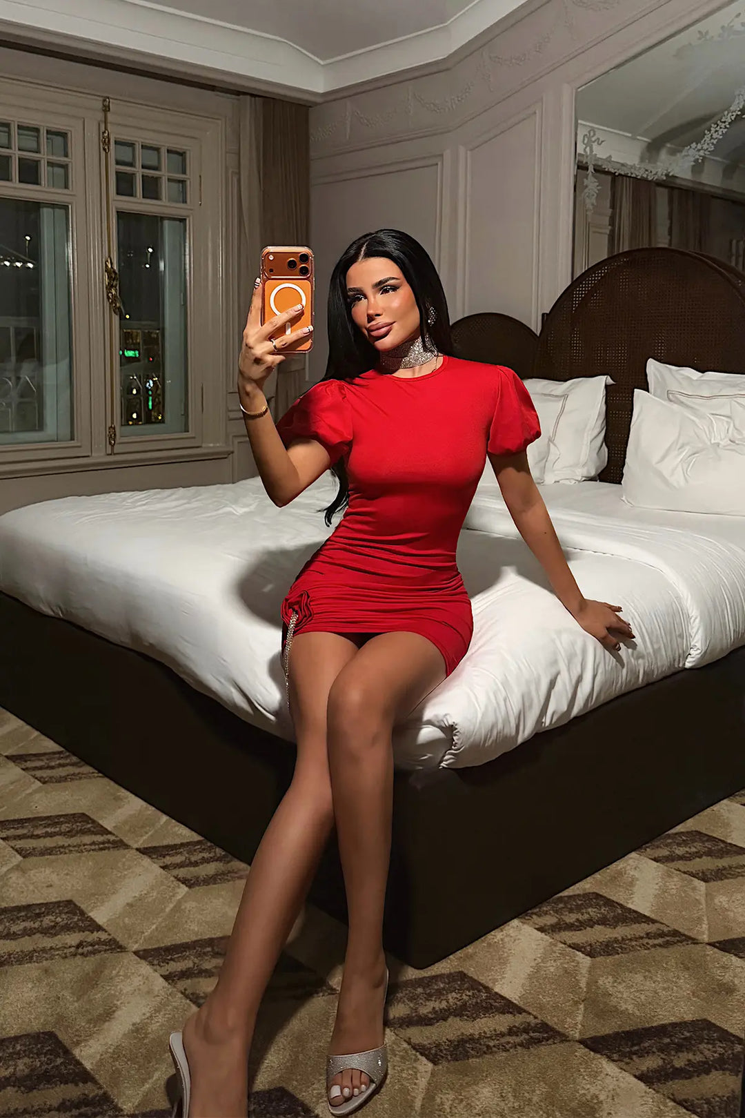 EYY Women Red Mini Dress - Muskogee