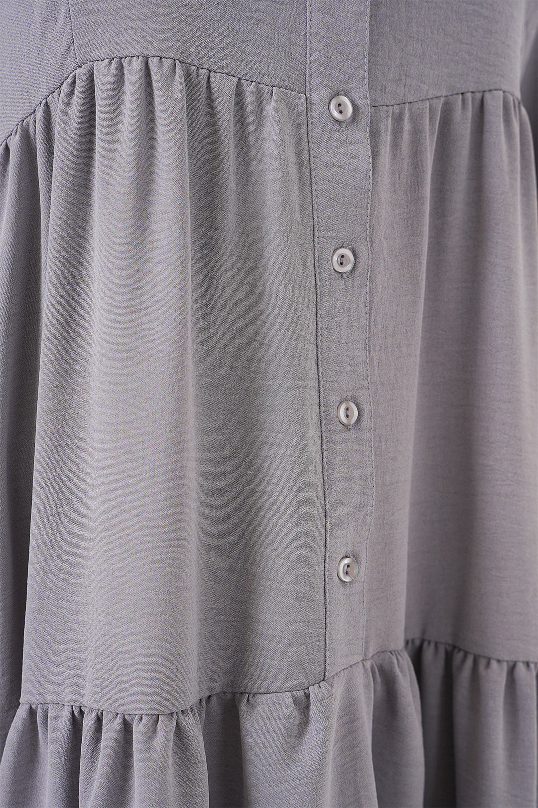 BGD Women Women's Long Hijab Dress - Gray - Speyer