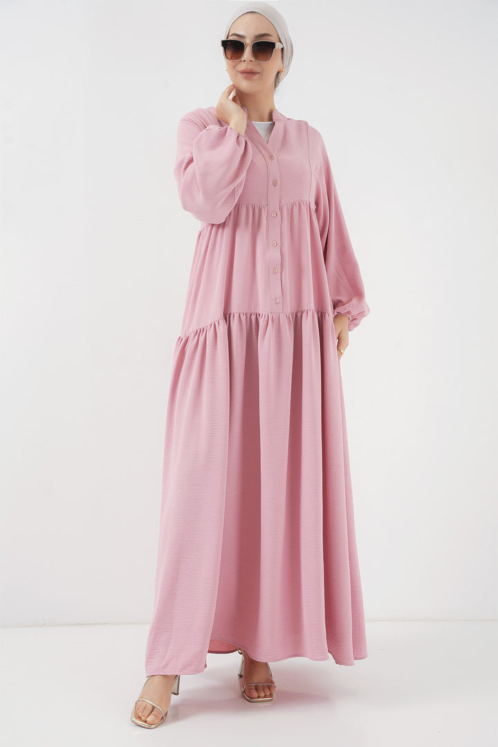 BGD Women Women's Long Hijab Dress - Powder - Dothan