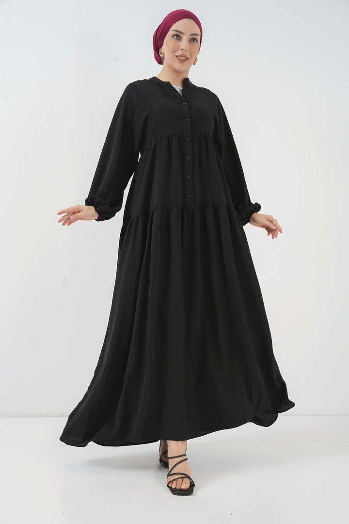 BGD Women Women's Long Hijab Dress - Black - Kissimmee
