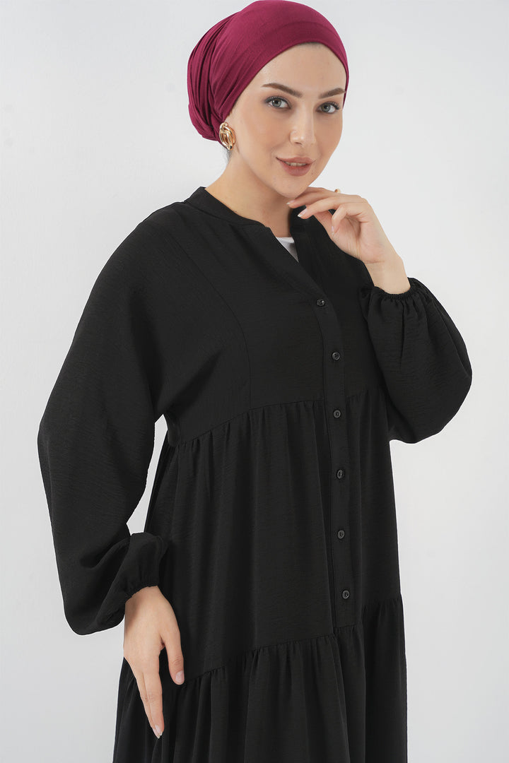 BGD Women Women's Long Hijab Dress - Black - Kissimmee