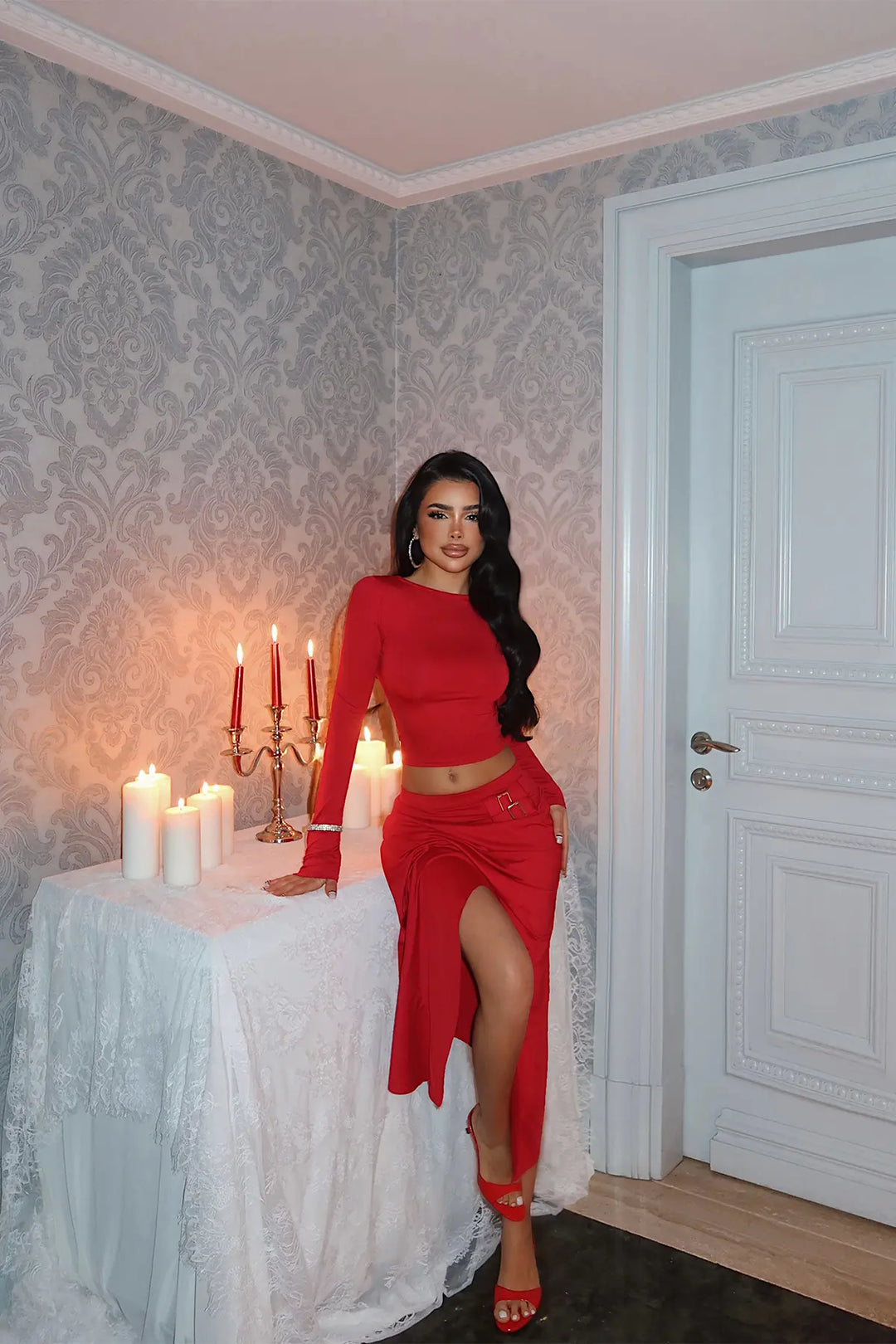 EYY Women Red Valyia Set - Bathurst