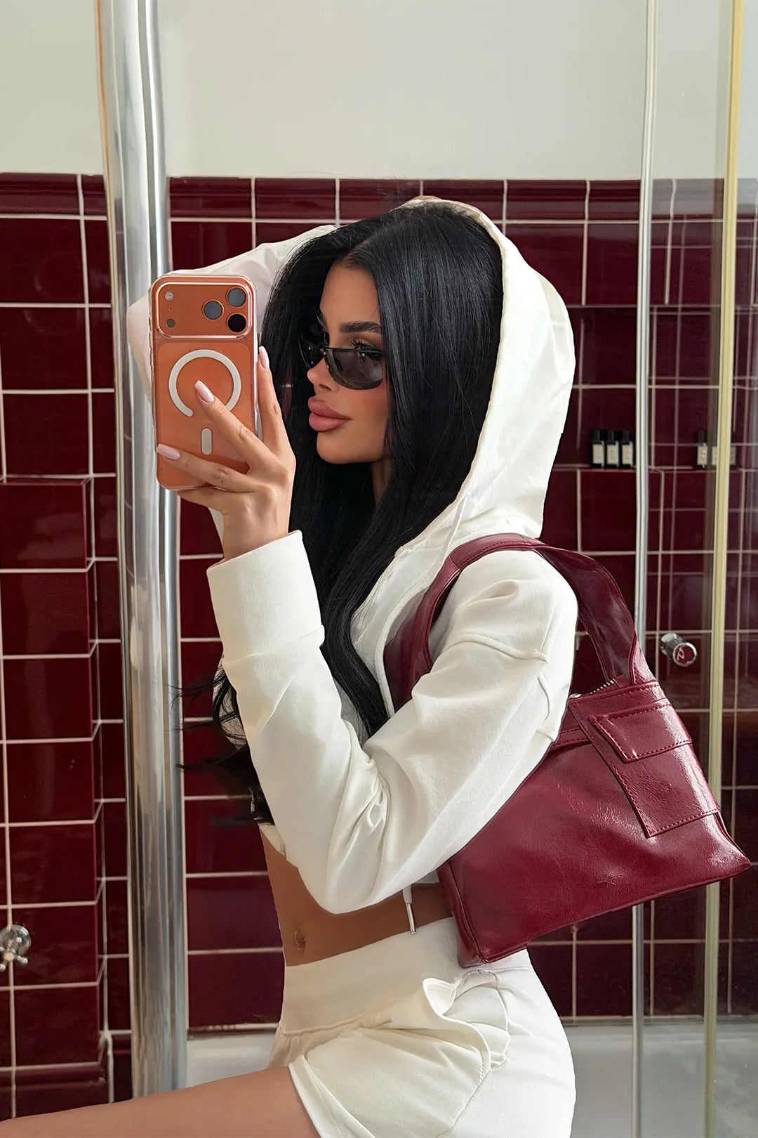 EYY Women Burgundy Mini Bag - Hemel Hempstead