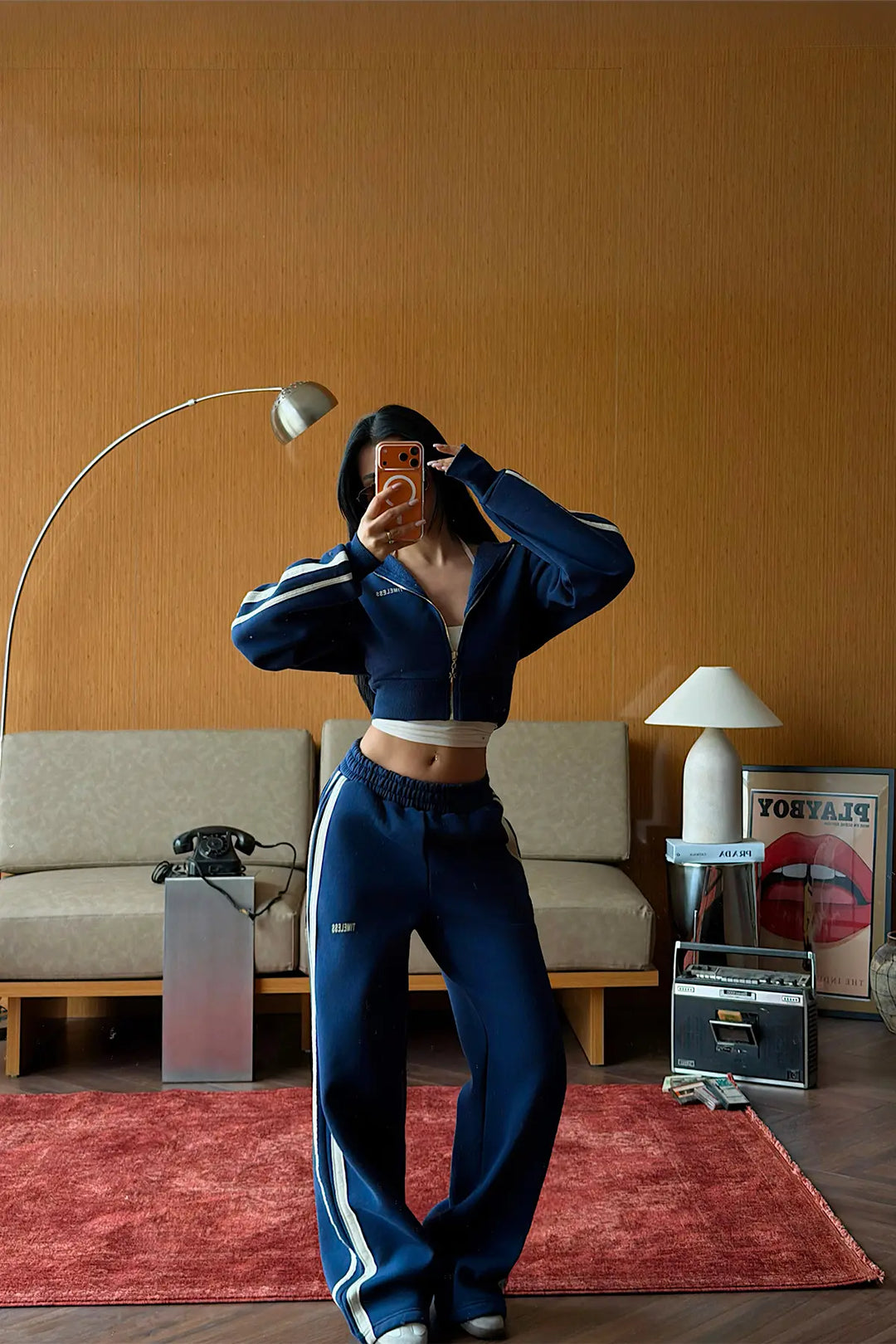 EYY Women Navy Blue Tracksuit Set - Ingelheim