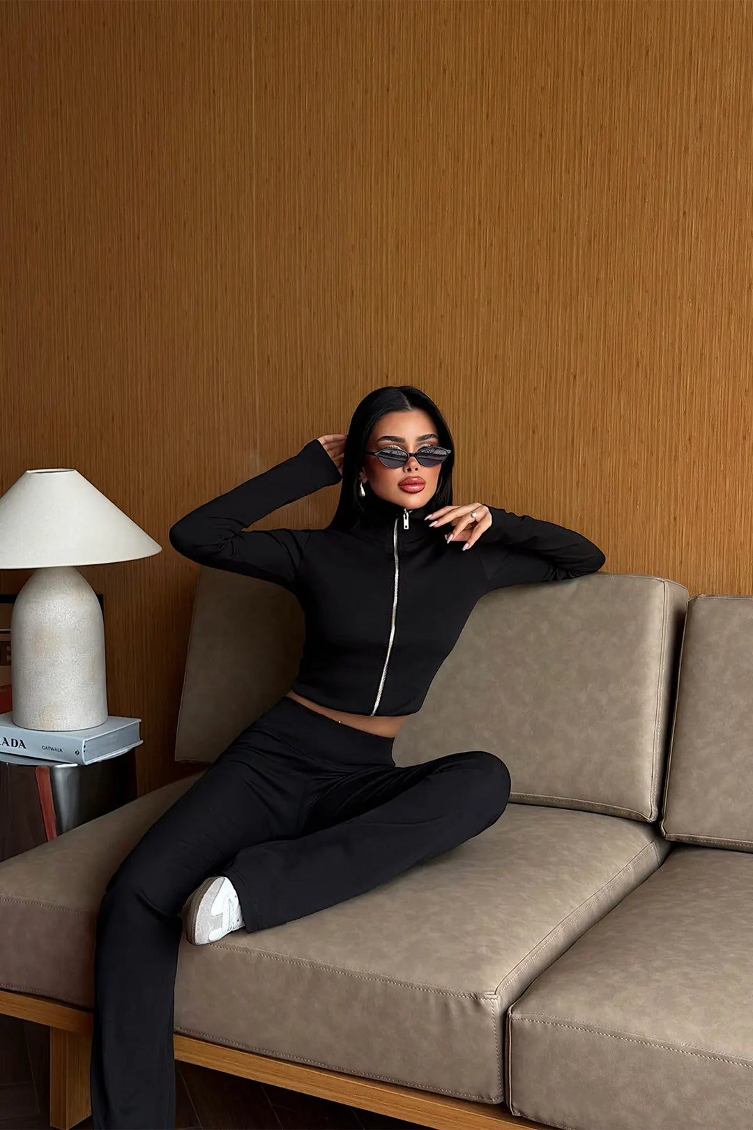 EYY Women Black Pants Set - Fano