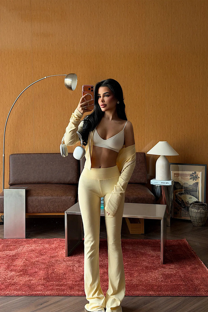 EYY Women Yellow Pants Set - St. Peters