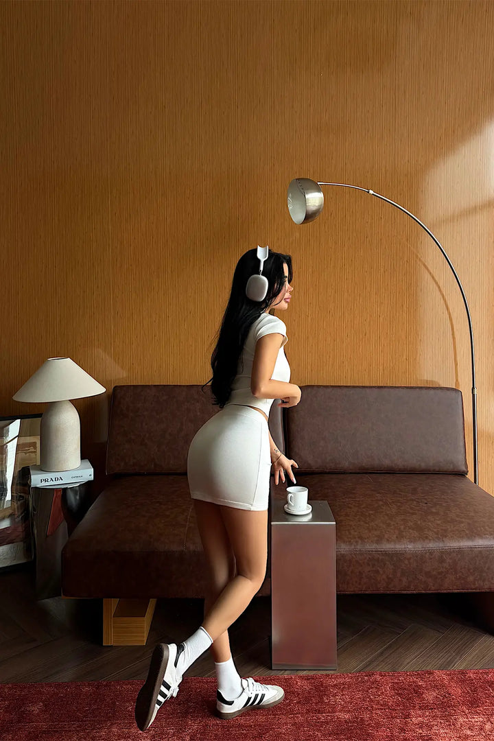 EYY Women White Skirt Set - Aigáleo