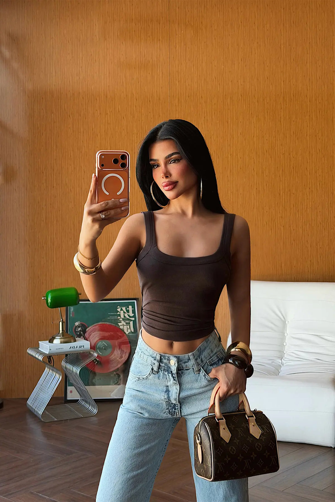 EYY Women Brown Basic Crop Top - Bebington