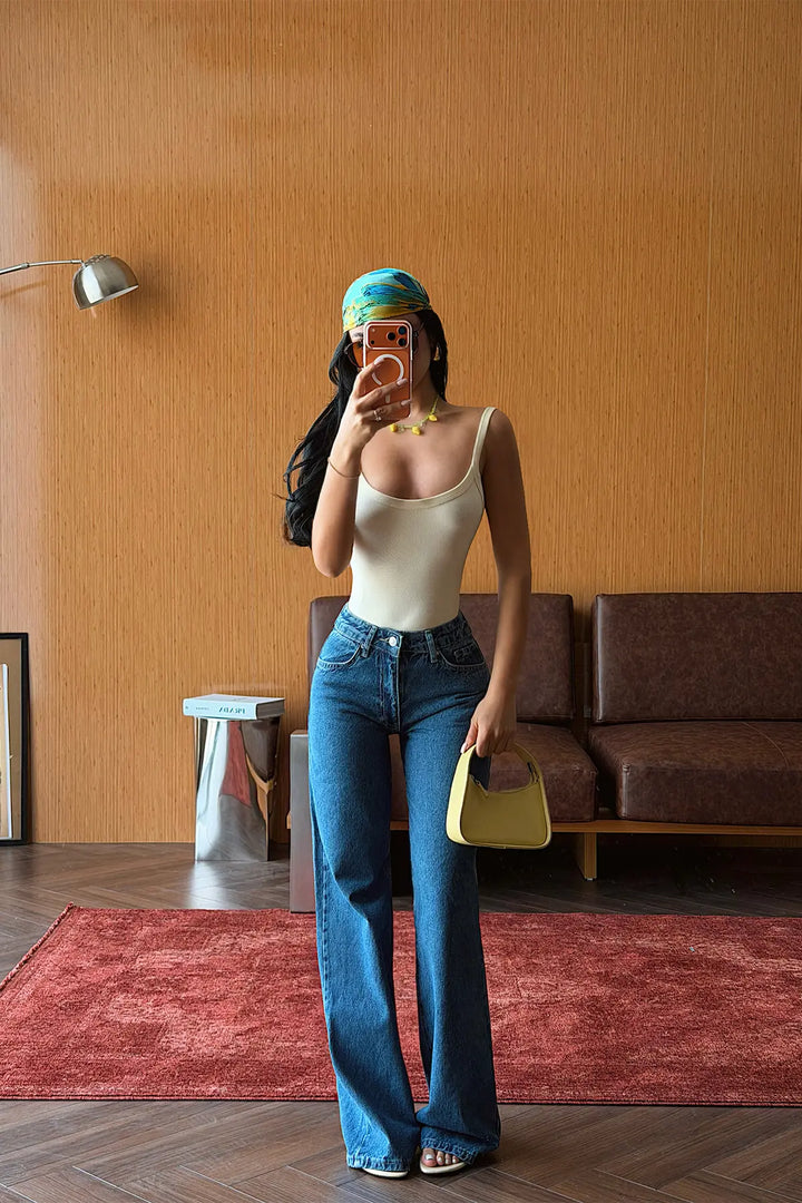 EYY Women Blue High-Waisted Jeans - Clifton