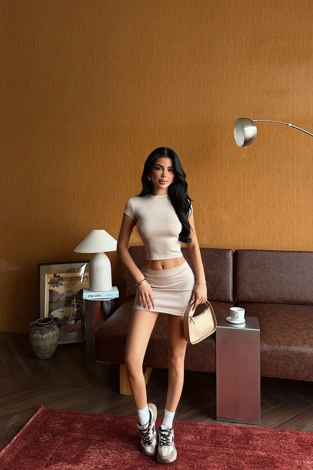 EYY Women Cream Skirt Set - Battle Creek