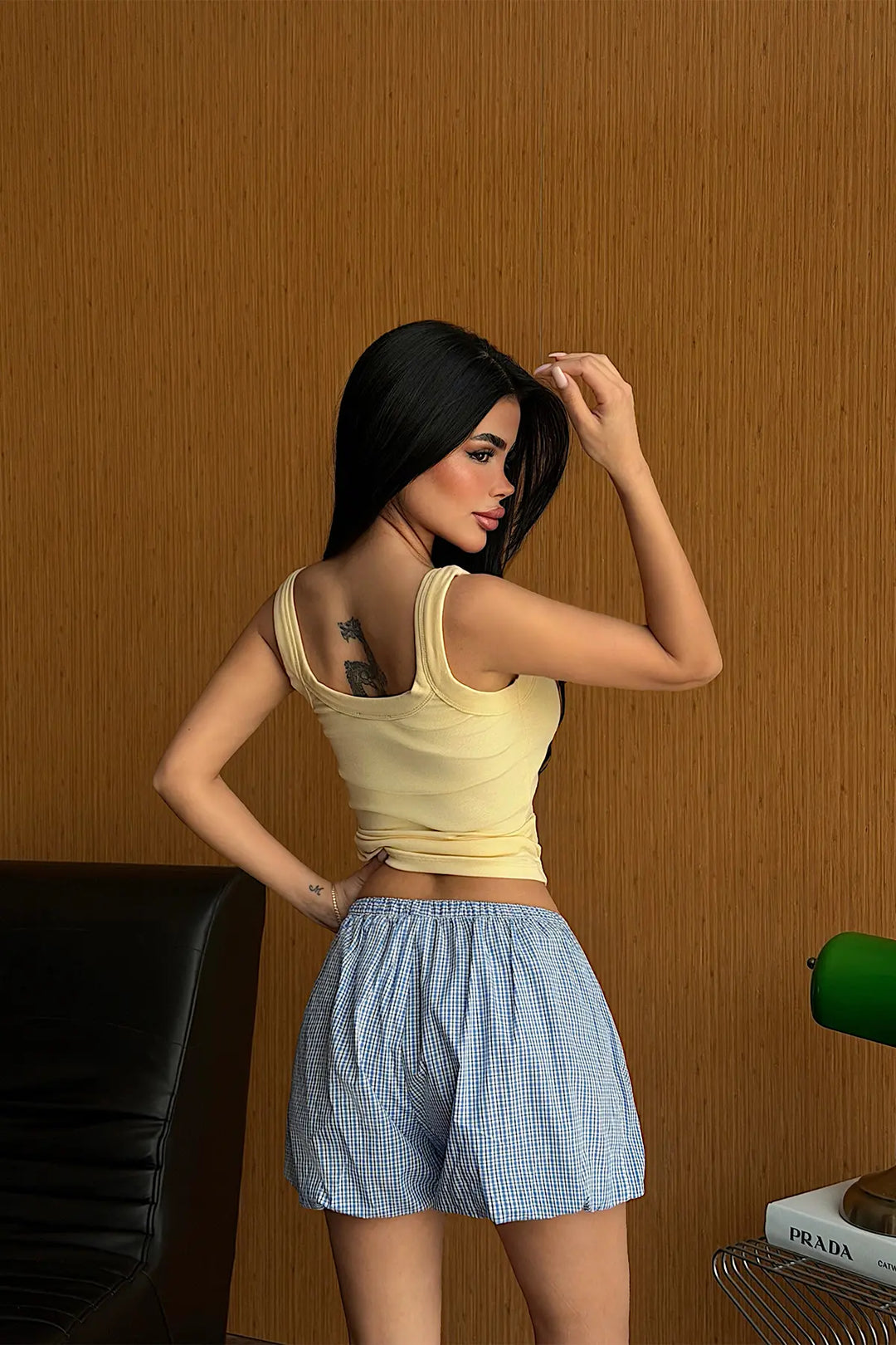 EYY Women Yellow Basic Crop Top - Grenoble