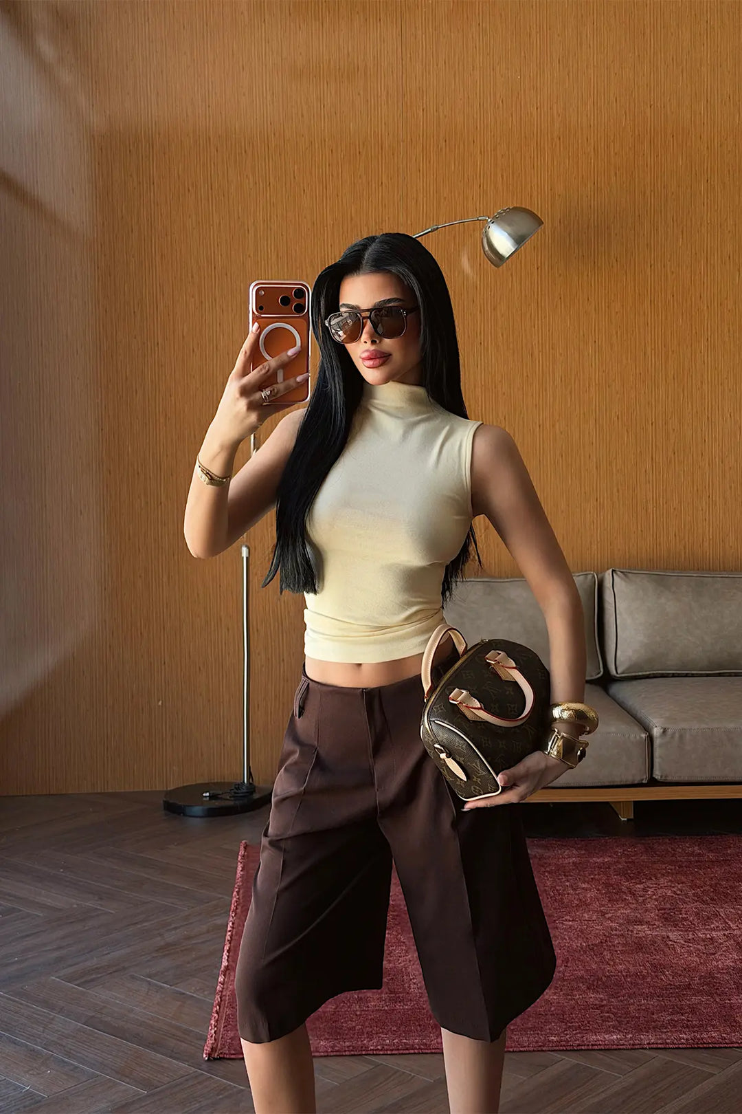 EYY Women Yellow Basic Crop Top - Würzburg