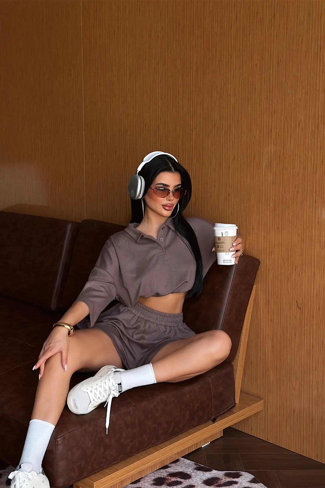 EYY Women Coffee Shorts Set - Maladzyechna