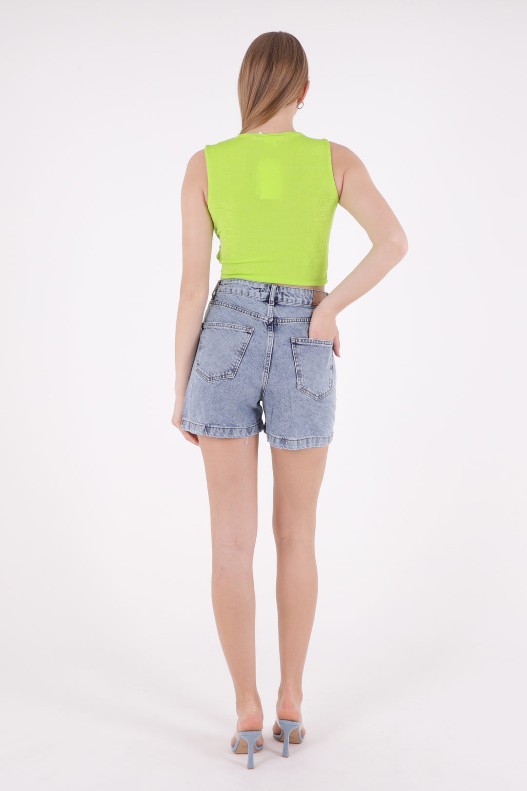 XLJ Ripped Denim Short Mixed - Lárisa