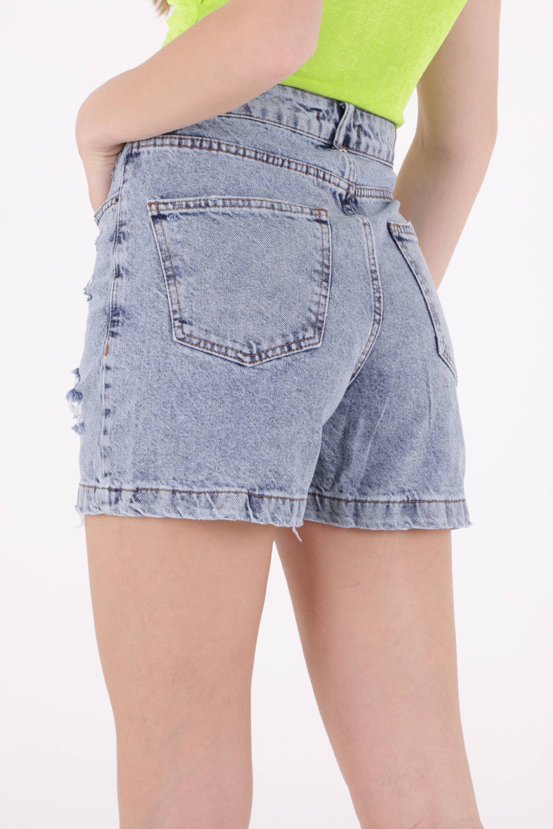 XLJ Ripped Denim Short Mixed - Lárisa