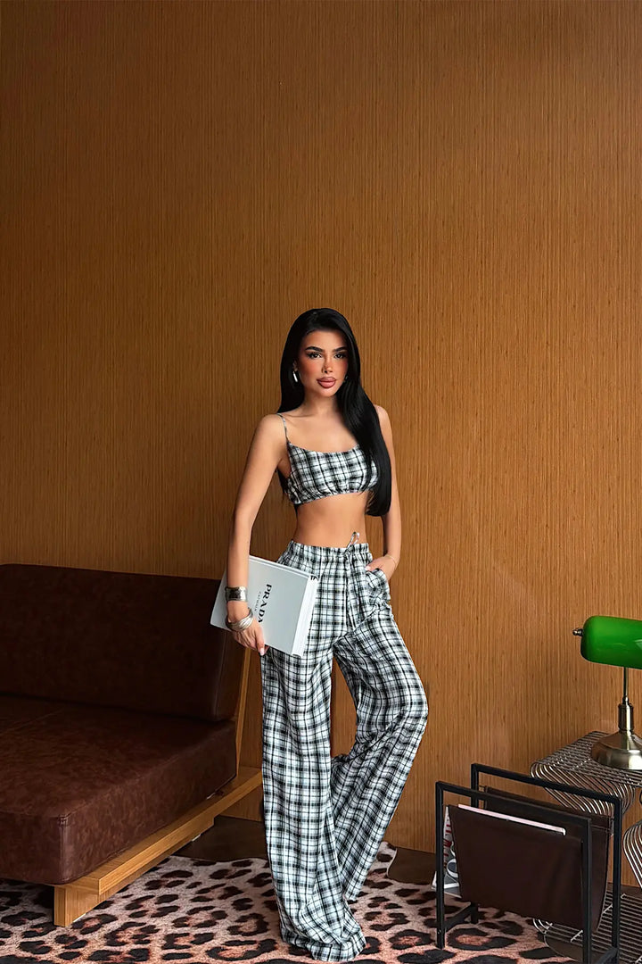 EYY Women Baby Blue Pants Set - Cunduacán