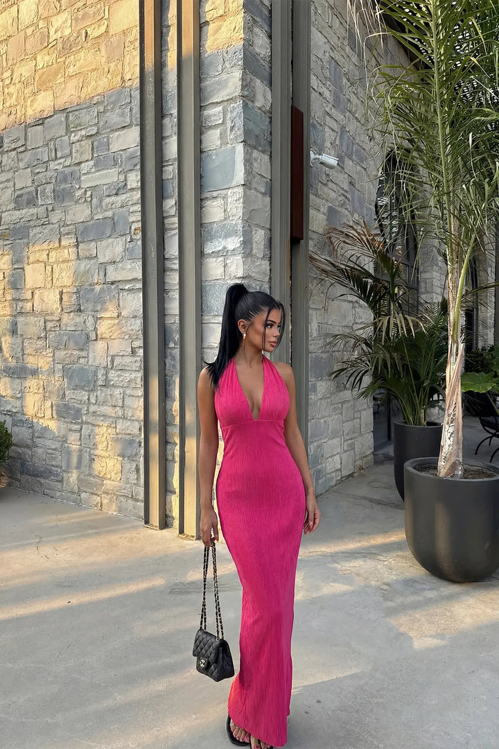 EYY Women Fuchsia Back Detail Dress - Kitchener