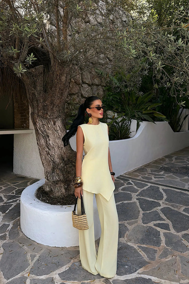 EYY Women Yellow Pants Set - Rossano