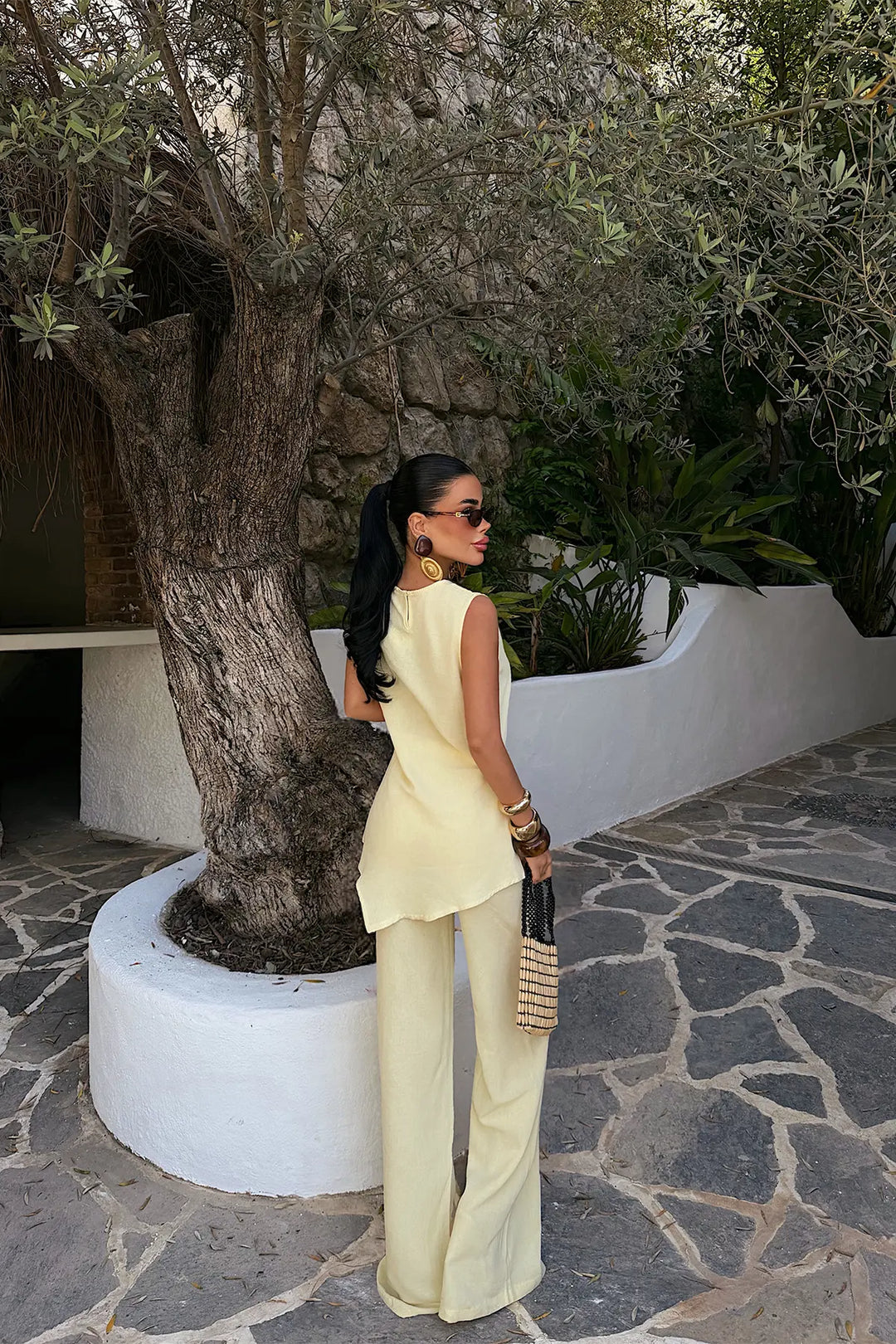 EYY Women Yellow Pants Set - Rossano
