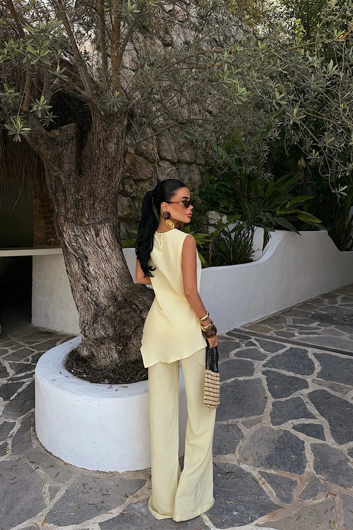 EYY Women Yellow Pants Set - Rossano