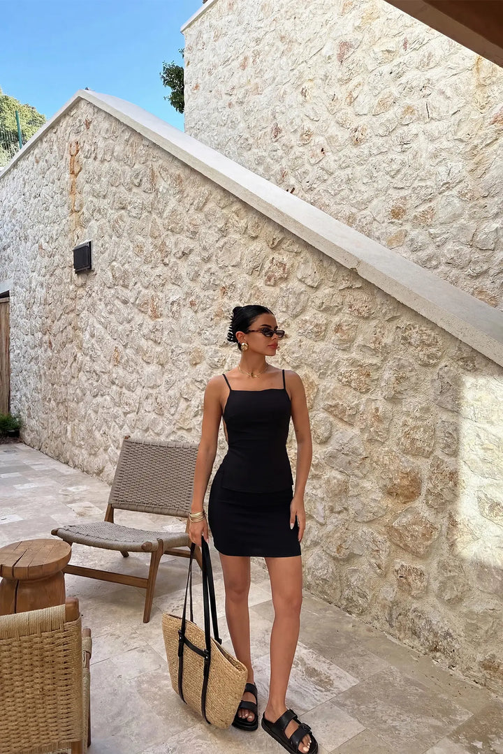 EYY Women Black Skirt Set - Hallandale Beach