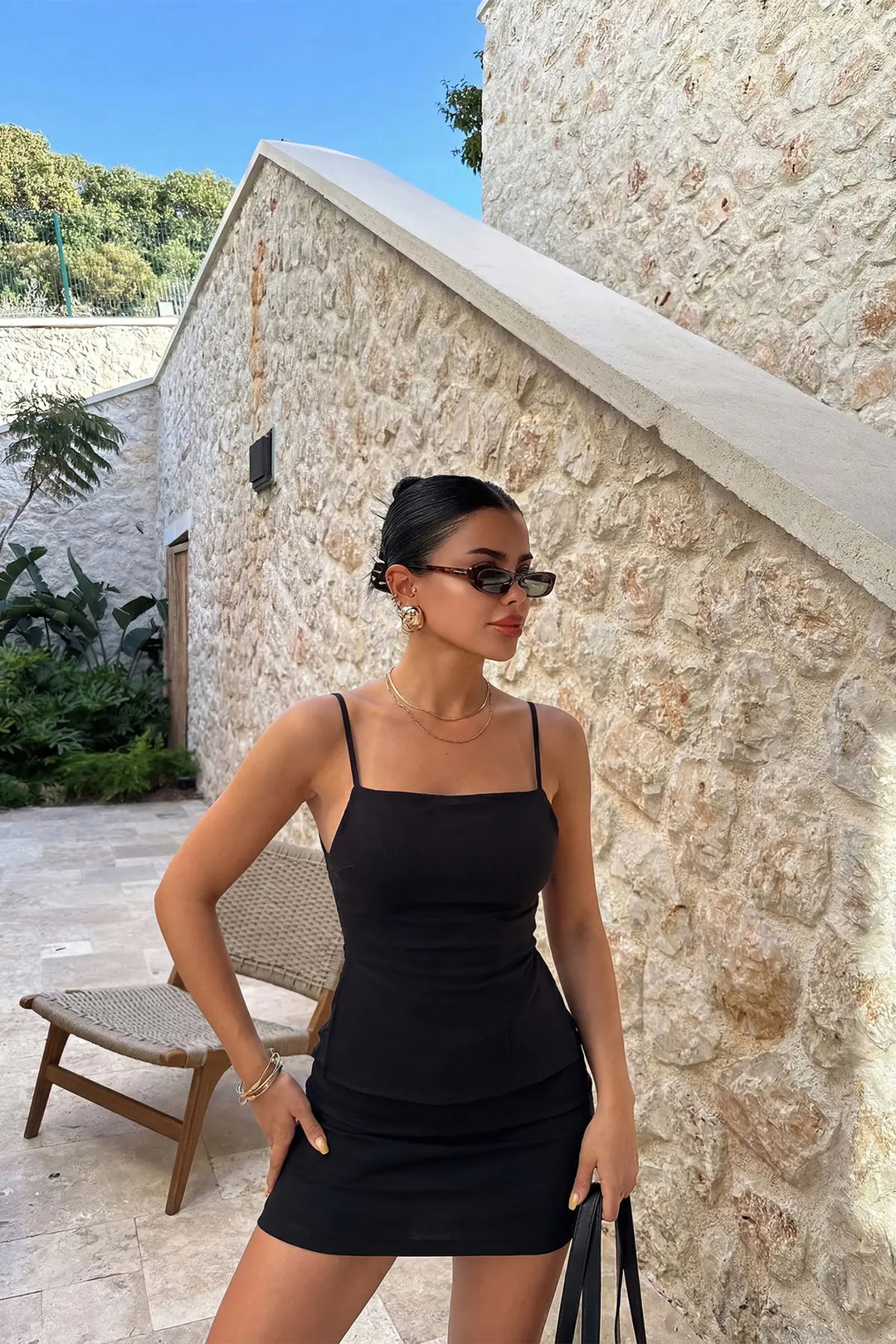 EYY Women Black Skirt Set - Hallandale Beach