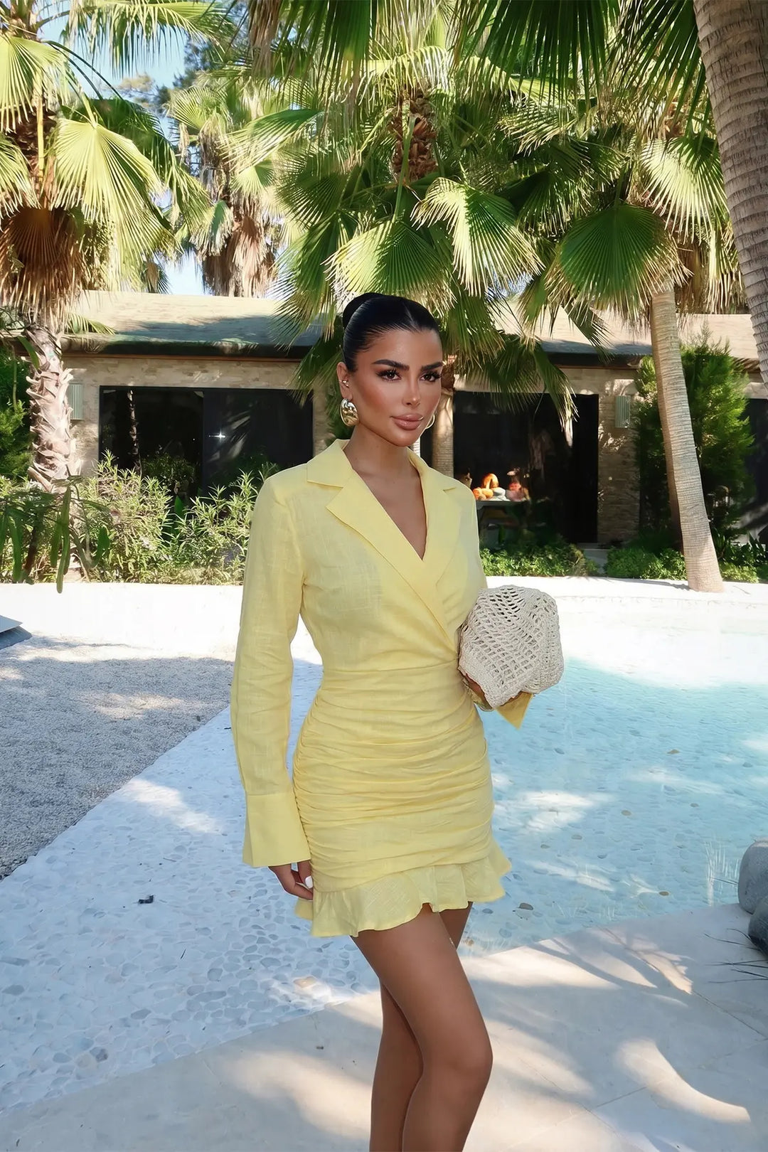 EYY Women Yellow Tahlia Dress - Montemorelos