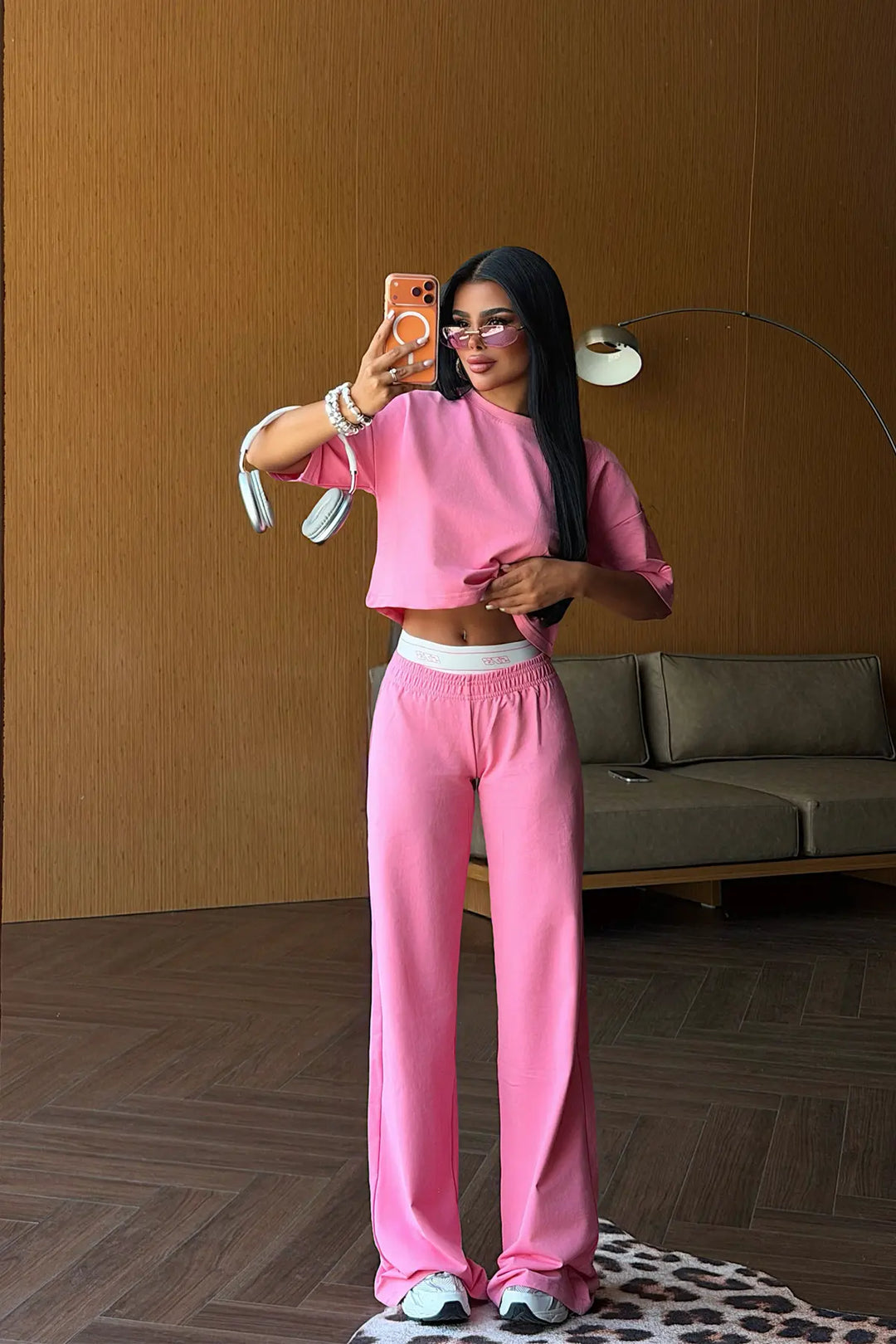 EYY Women Fuchsia Pants Set - Amberg