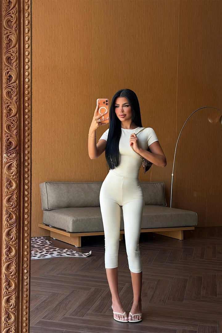 EYY Women Cream Pants Set - Figueira da Foz