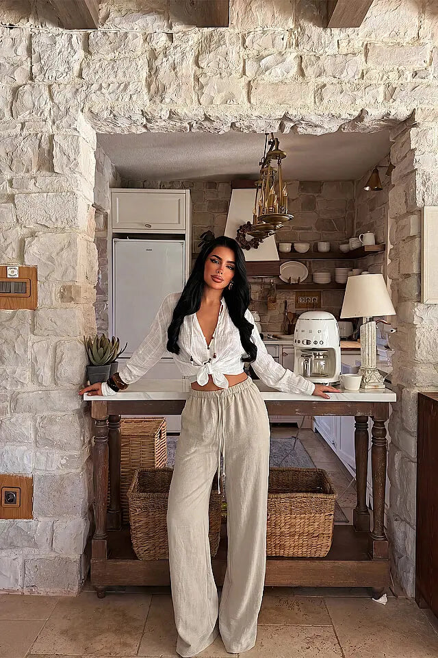EYY Women Stone-Embellished Trousers - Svitlovodsk