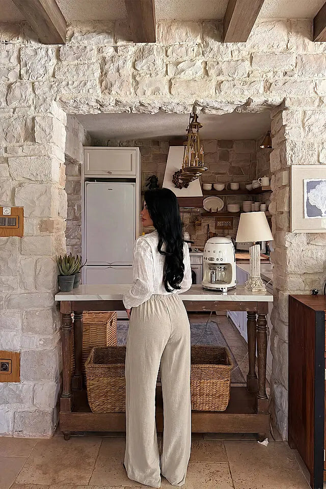 EYY Women Stone-Embellished Trousers - Svitlovodsk